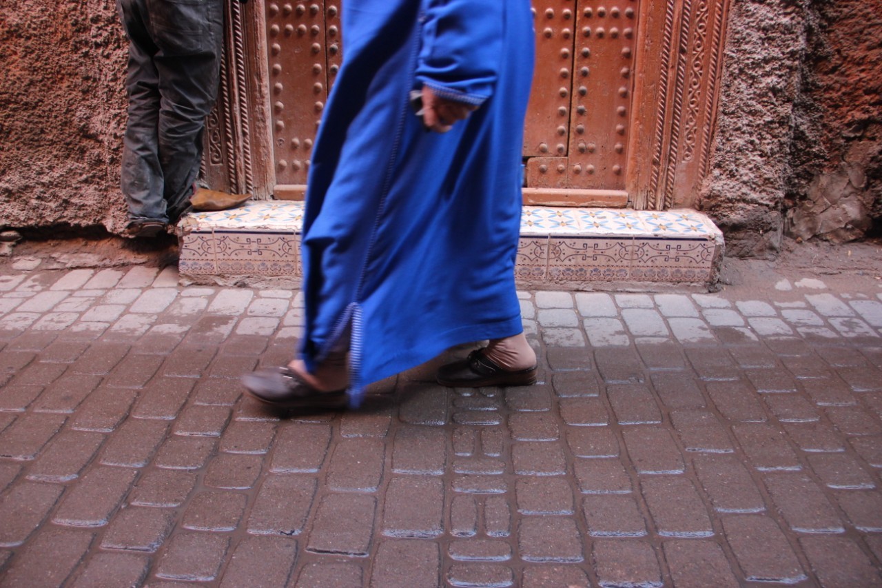 impression bleue